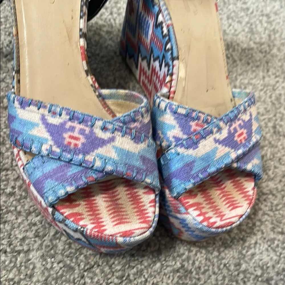 Theodora and Callum lace up wedges - Multicolor - Picture 7 of 7